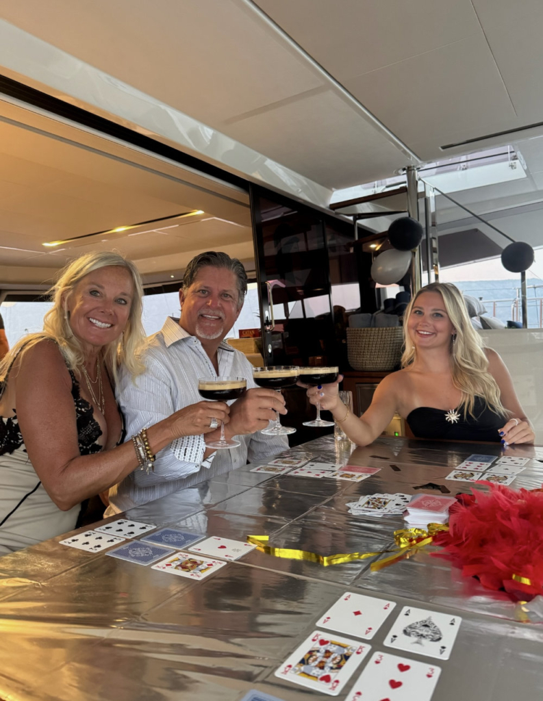 Enjoying cocktails on day 3