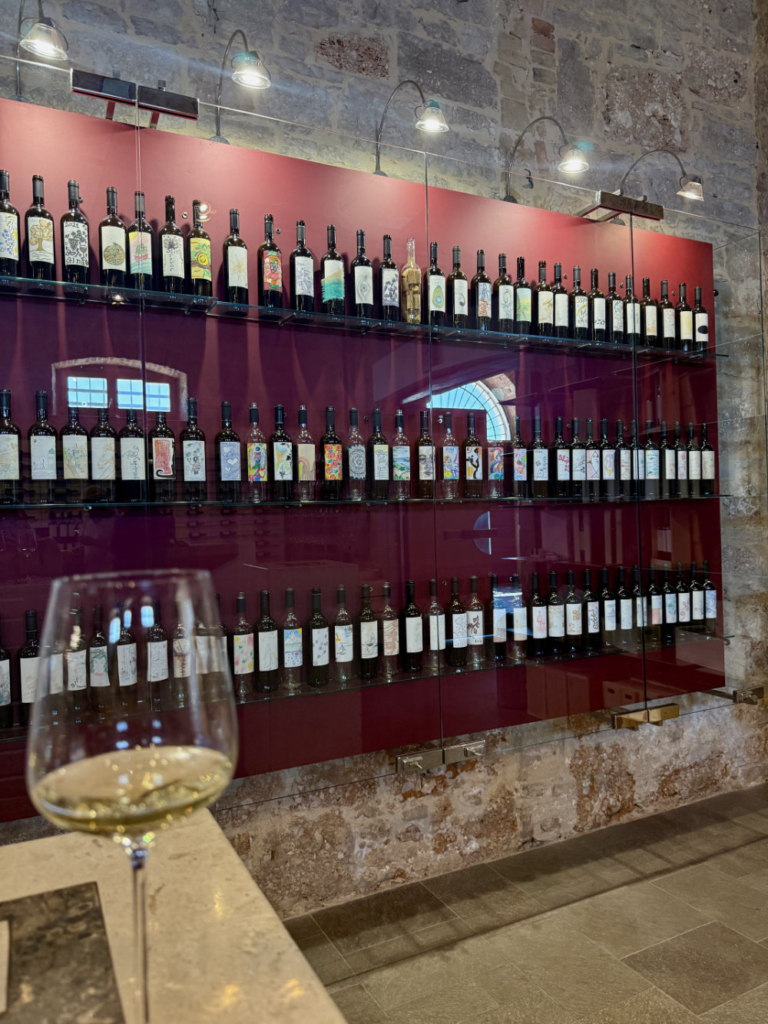 A selection of wine