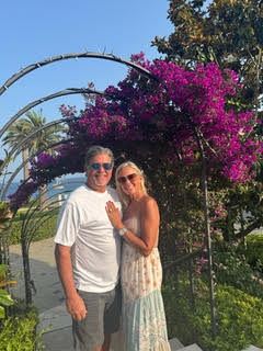 On Board the catamaran Floramye on our way to Croatia, day 2 - floral arch