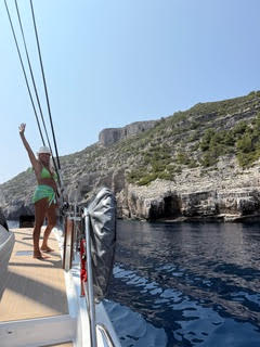 Day 4 on our croatia trip - on deck